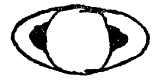 Galileo’s Saturn in 1616, drawn with “handles”