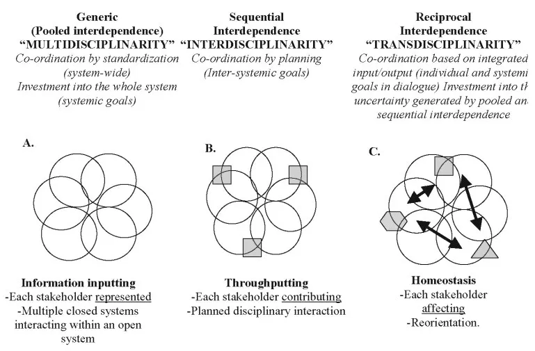 Dramatic rendition of types of -disciplinarity
