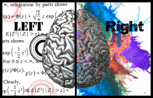Left brain / right brain illustration