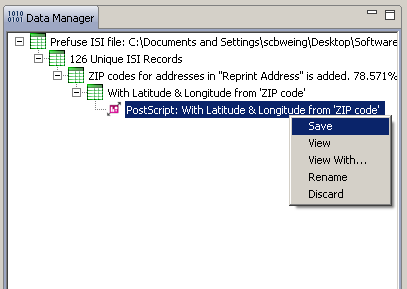 Figure 2.5: Saving a PostScript file
