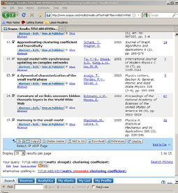 Figure 4.4: Scopus search interface