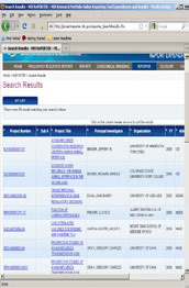 Figure 4.8: NIH RePORTER site