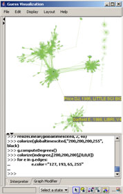 Figure 5.9: Directed, unweighted paper‐paper citation network for ‘FourNetSciResearchers’ dataset with all papers